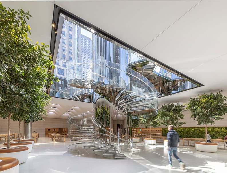 Apple Store Quinta Avenida. Cuando la arquitectura resalta la esencia de la marca