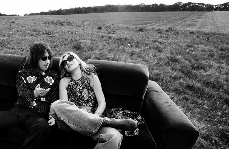 Kate Moss & Bobby Gillespie por Zara