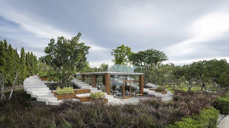 Café Pomelo Amphawa, Looklen Architects, Rungkit Charoenwat