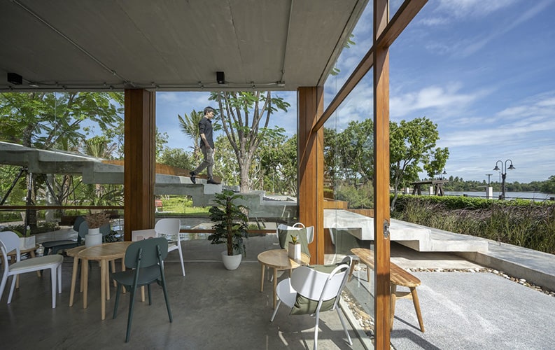 Café Pomelo Amphawa, Looklen Architects, Rungkit Charoenwat