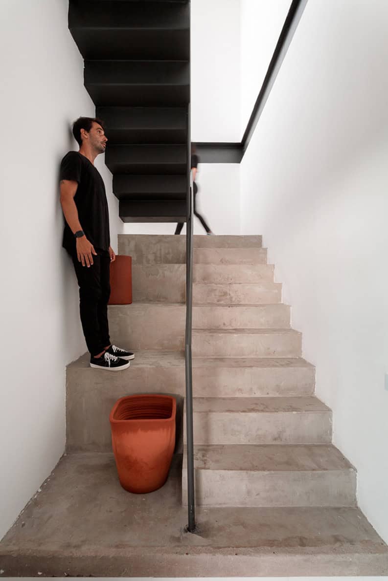 Caja de Vidrio. Una vivienda que se ubica en un nivel más bajo
