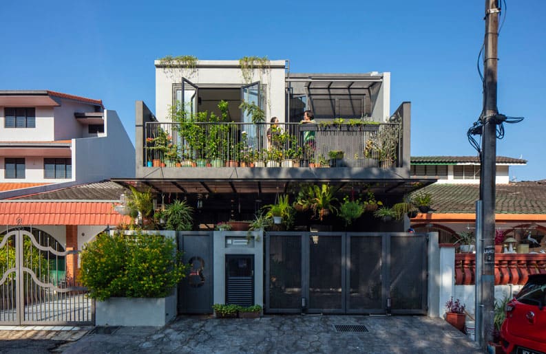 Casa jungla de hormigón