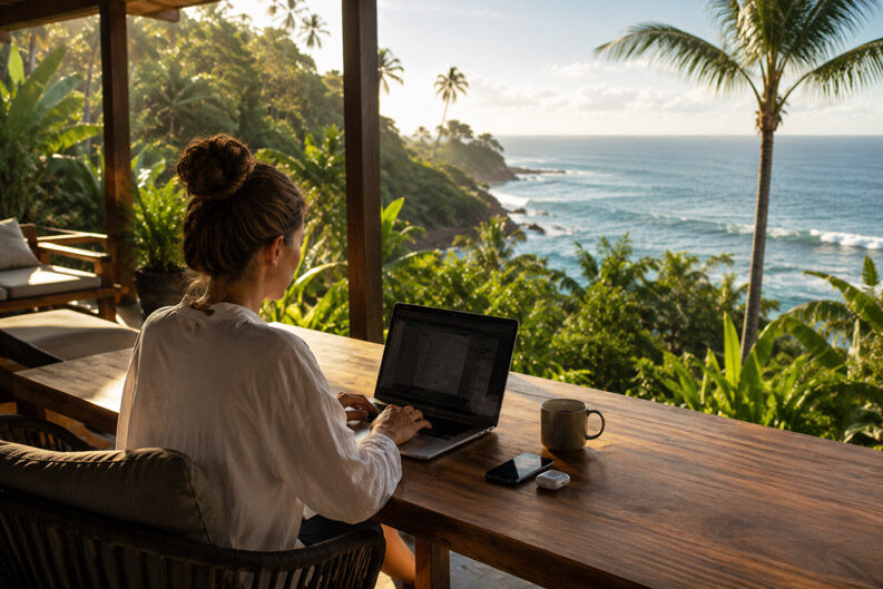 Costa Rica trabajo remoto con Visa Digital