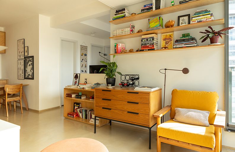 Departamento Puzzle Deslizante by Bruno Kim Arquitetura