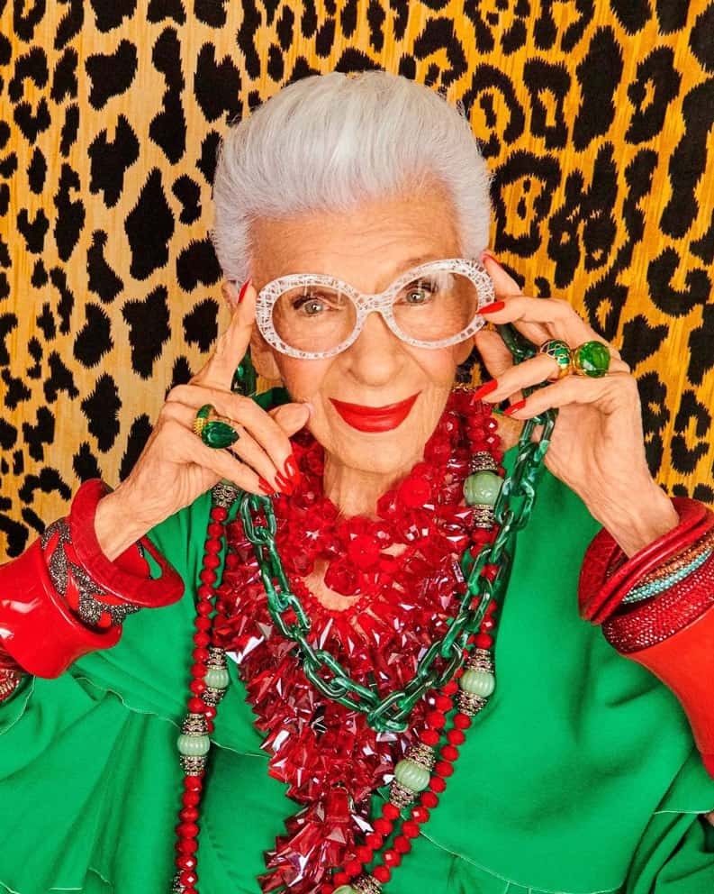 Falleció a los 102 años la legendaria Iris Apfel