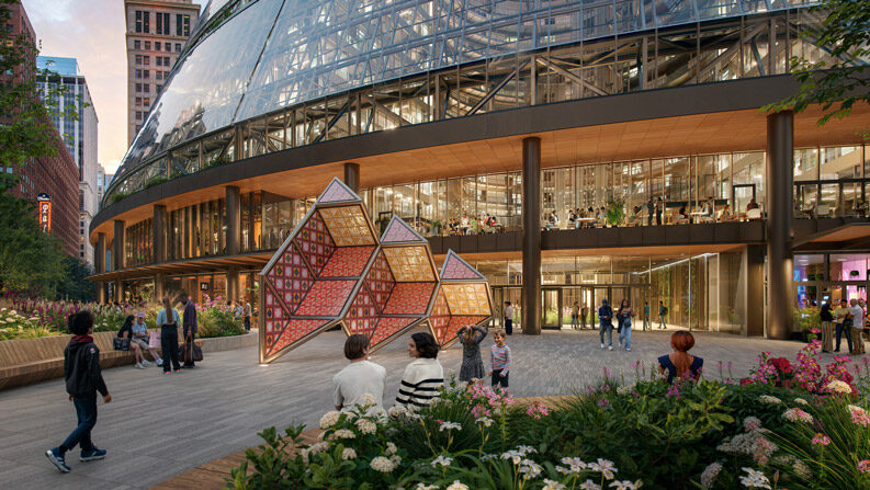 Thompson Center. El edificio que Google recupera para Chicago