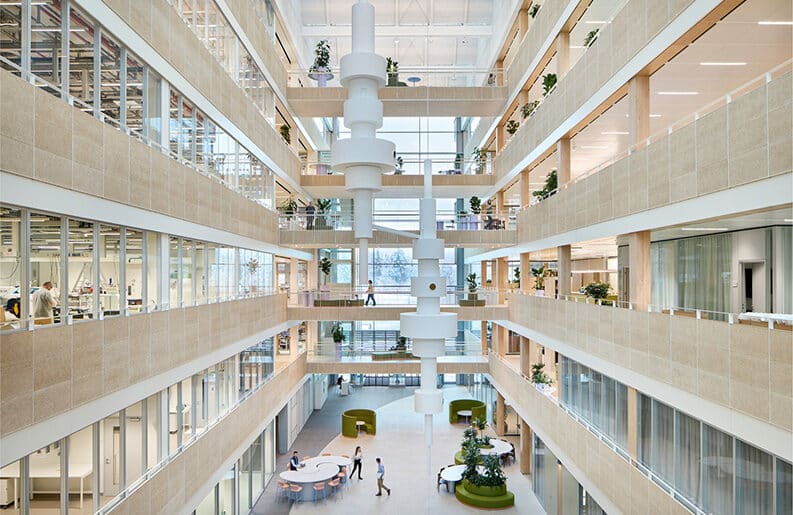 Interior del Centro de Diagnóstico de Roche