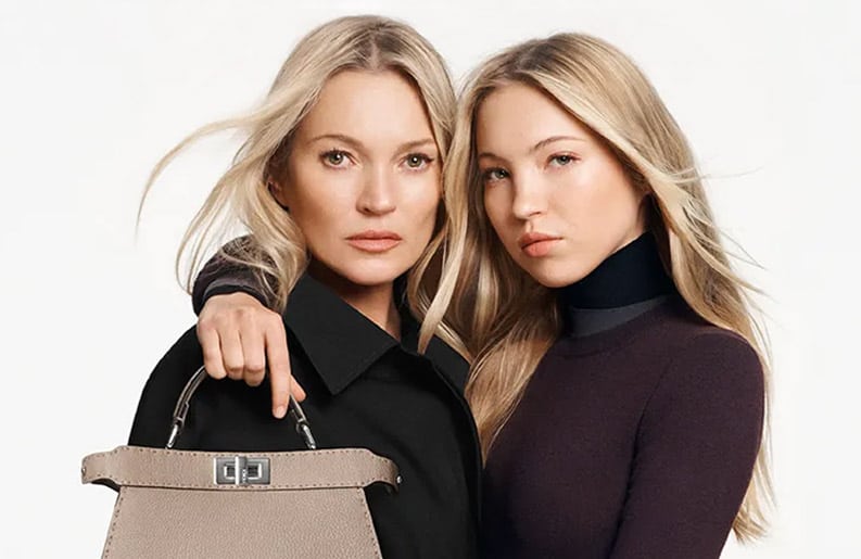 Peekaboo. Kate y Lila Grace Moss protagonizan la nueva campaña de Fendi