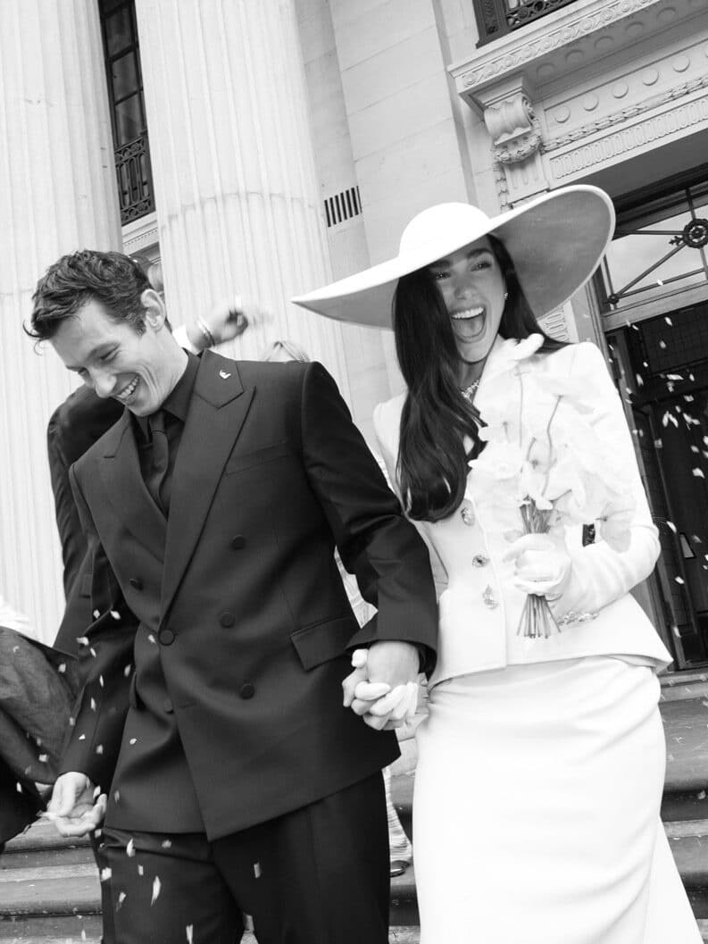 La boda de Dua Lipa en Schiaparelli