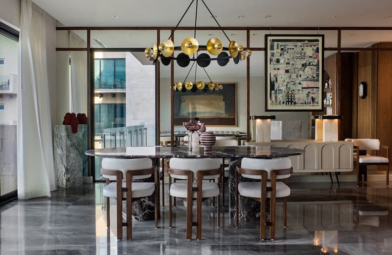 Magnolia es una vivienda inspirada en los escenarios naturales que rodean y acogen al valle de San Pedro Garza, fusionando las tendencias del diseño