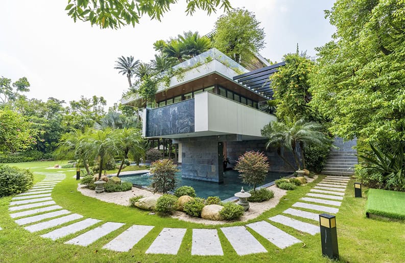 Mansión Legend Villa. Una vivienda modera con alma verde