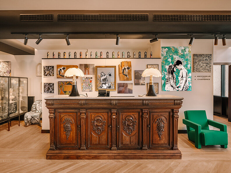 Marty Hotel Bordeaux: un hotel convertido en galería