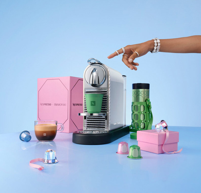Nespresso x Swarovski. La primera colaboración reúne café, diseño y cristales
