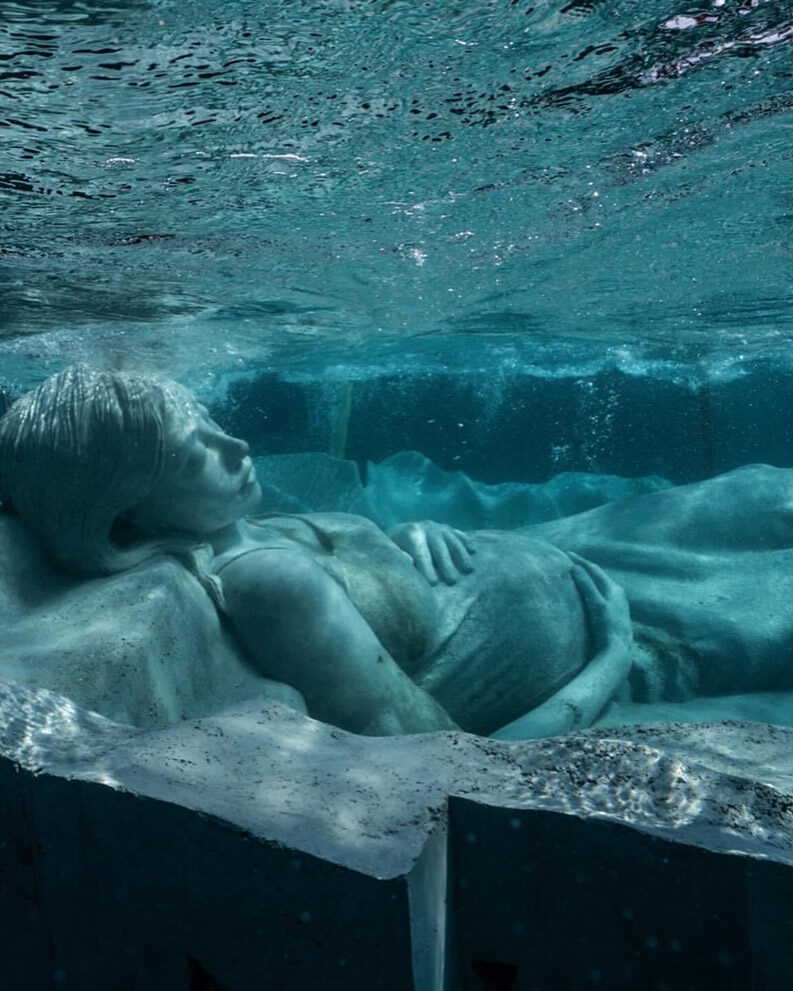 Ocean Gaia. La primera escultura submarina de Japón une arte y vida marina