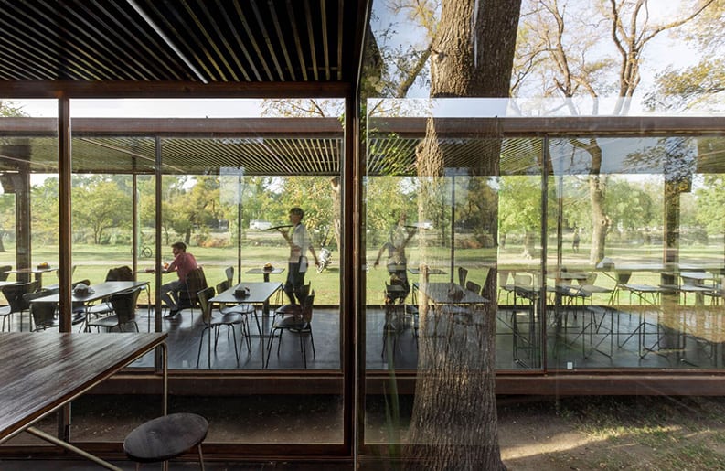 Pabellón en el Parque de Mayo, Bernardo Rosello Arquitectura, Nicolás Herrero