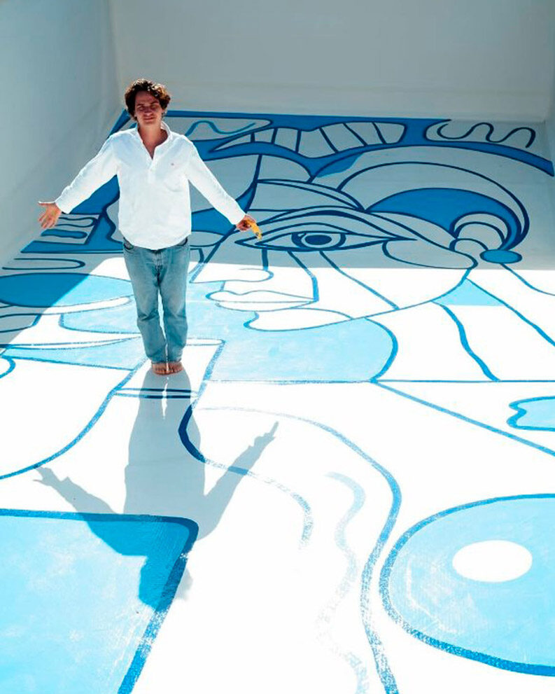 Piletas convertidas en obras de arte