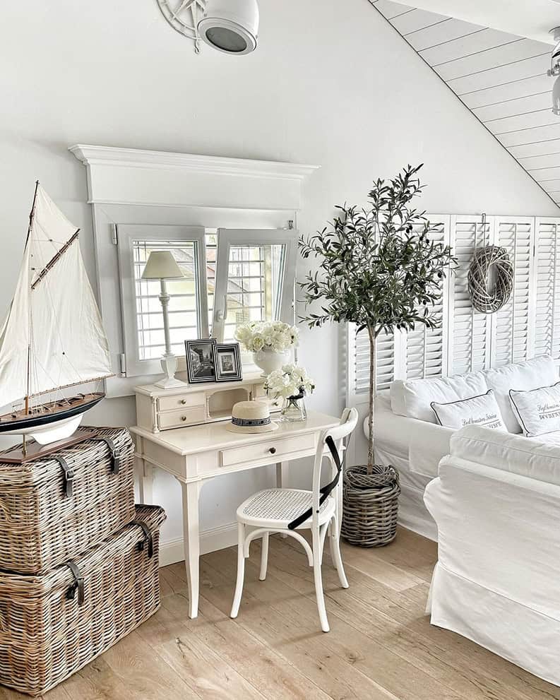 Una casa inspirada en los Hamptons. Recorremos el hogar de Rena Ruhle en Suiza