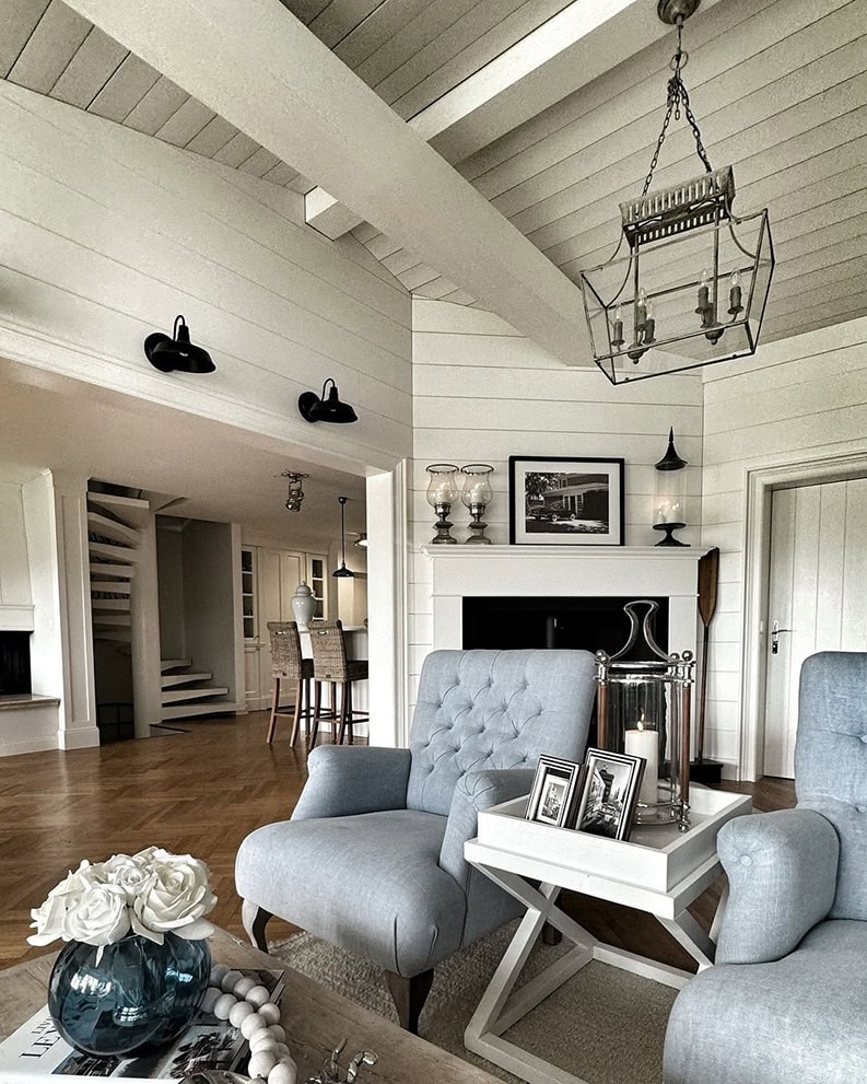 Una casa inspirada en los Hamptons. Recorremos el hogar de Rena Ruhle en Suiza