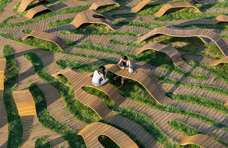 Root Bench by Yong Ju Lee Architecture