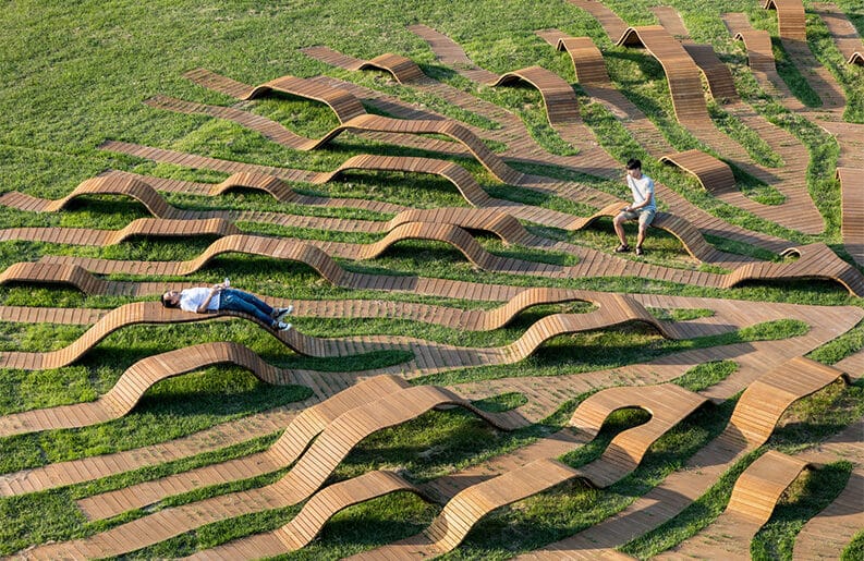 Root Bench by Yong Ju Lee Architecture