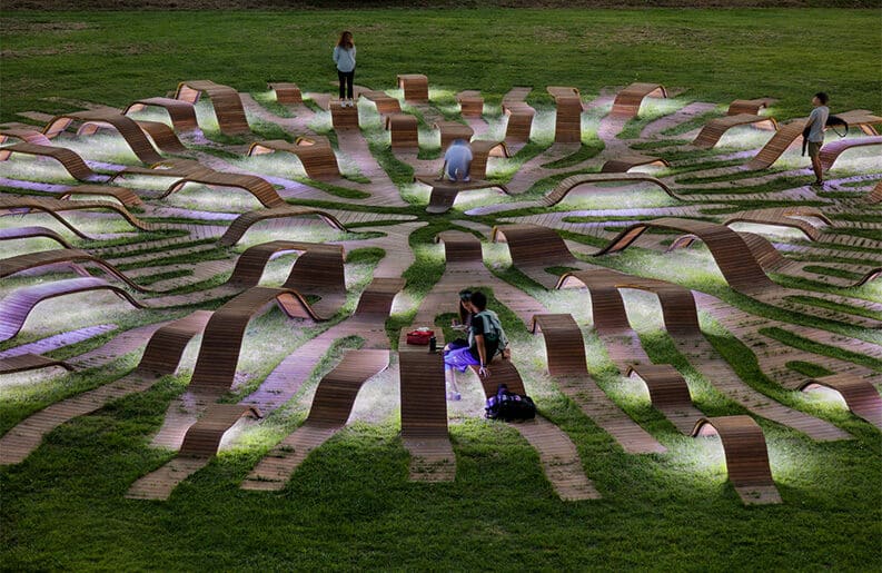 Root Bench by Yong Ju Lee Architecture