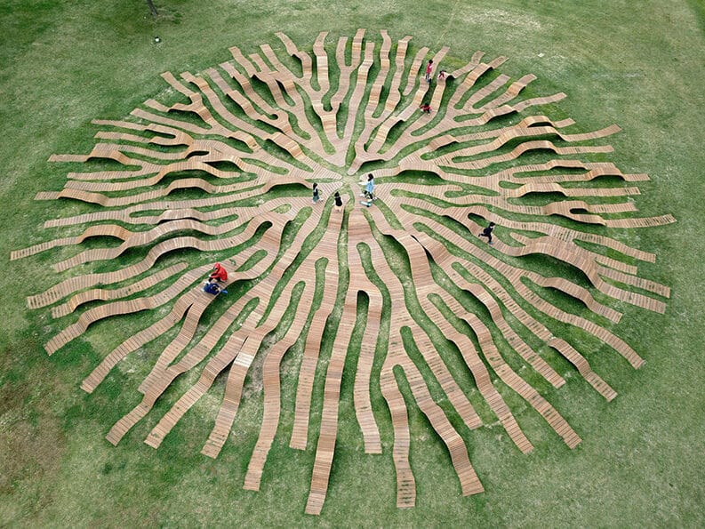 Root Bench by Yong Ju Lee Architecture
