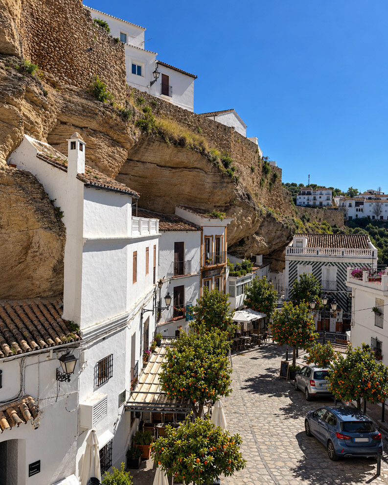 Setenil de las Bodegas. Un pueblo de España donde las casas se construyen bajo las rocas