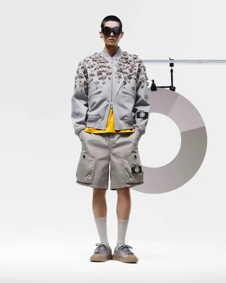 Stone Island x Dior. Una fusión perfecta de elegancia parisina y estilo urbano italiano