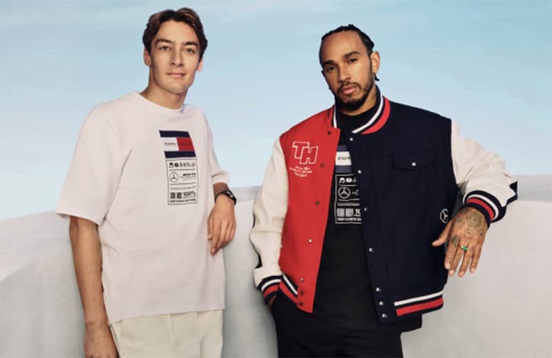 Velocidad y Estilo. Nueva colección Tommy x Mercedes F1 x CR
