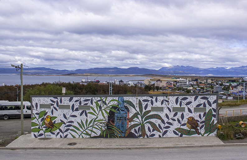 Ushuaia, declarada ciudad de murales, suma nuevas obras a las más de 350 que transforman el lugar