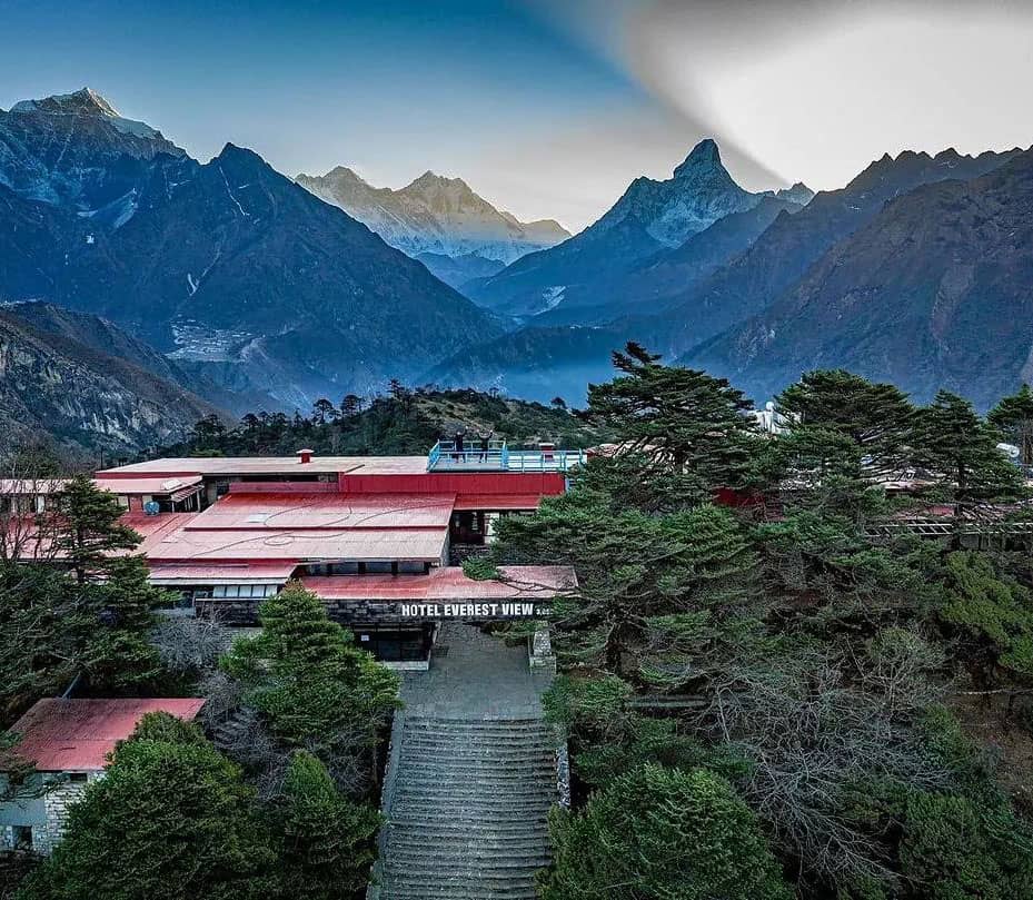 Everest View. El Hotel de la cima del mundo.