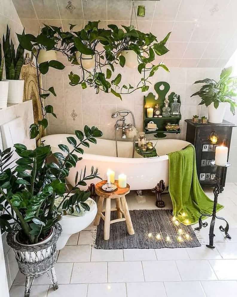 IDEAS para decorar tu BAÑO con PLANTAS