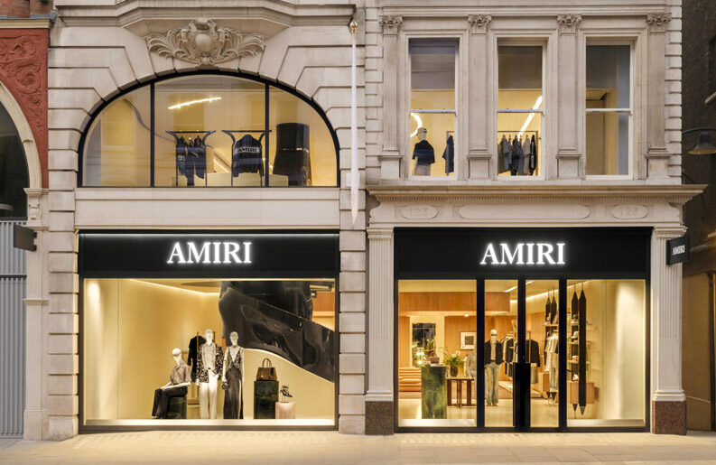 AMIRI flagship Londres: Hollywood en New Bond Street