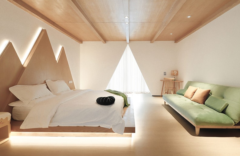 Alojamiento Youli, Brick&Cube Architects, Ming Shen, Chenlong Wang