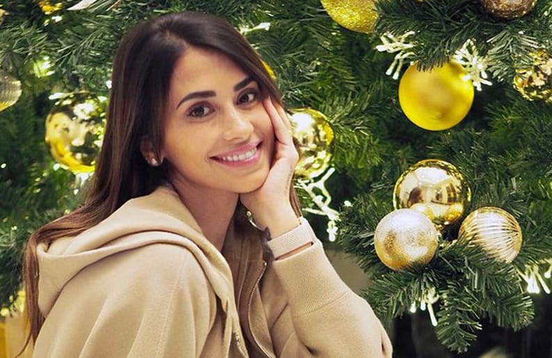 Antonela Roccuzzo navidad portada