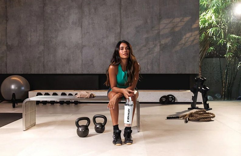 Antonela Roccuzzo nueva embajadora de Stanley