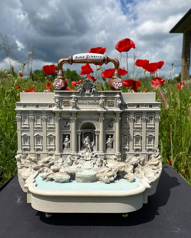 Bolso inspirado en la Fontana di Trevi