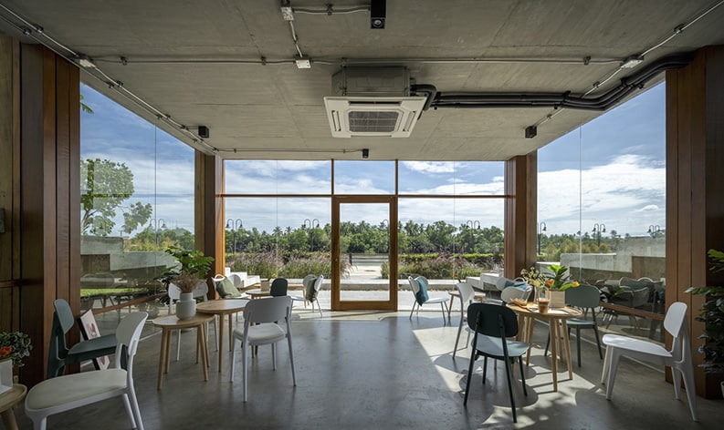 Café Pomelo Amphawa, Looklen Architects, Rungkit Charoenwat