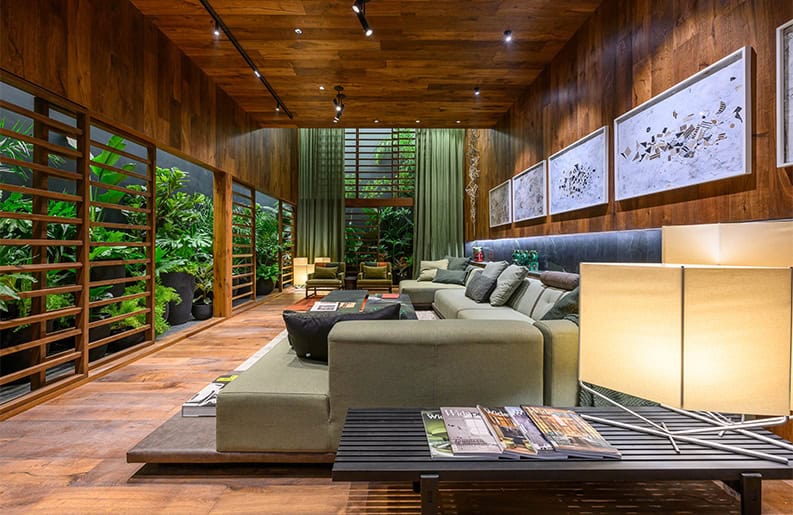 Casa FOA. Una decoración que resalta el valor de la madera