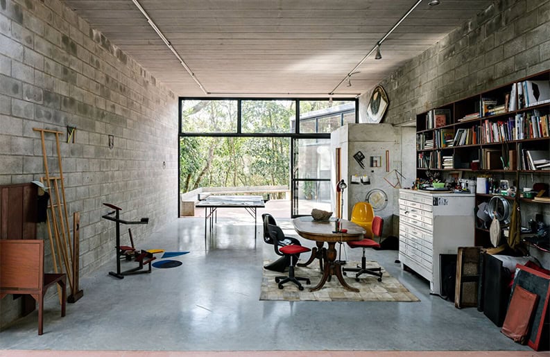 Casa Trem. Una vivienda que preserva su aire artístico