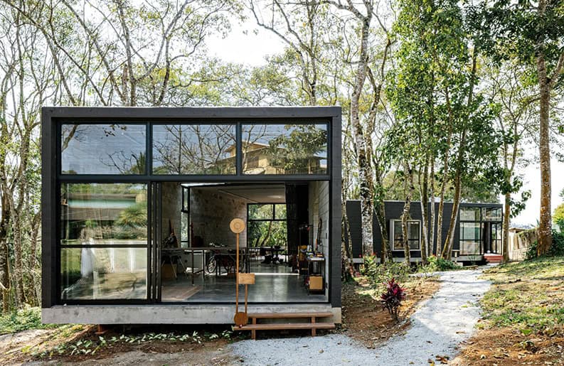Casa Trem. Una vivienda que preserva su aire artístico