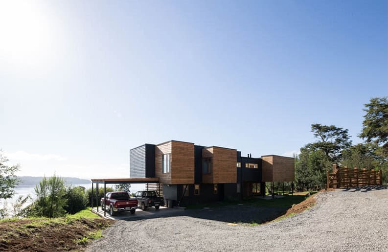 Casa Wulf. Una propiedad con vista hacia un maravilloso lago