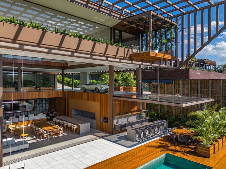 Casa de la Represa. Una propiedad que convive con un clima tropical