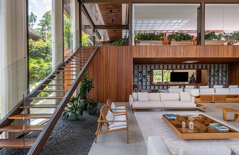 Casa de la Represa. Una propiedad que convive con un clima tropical