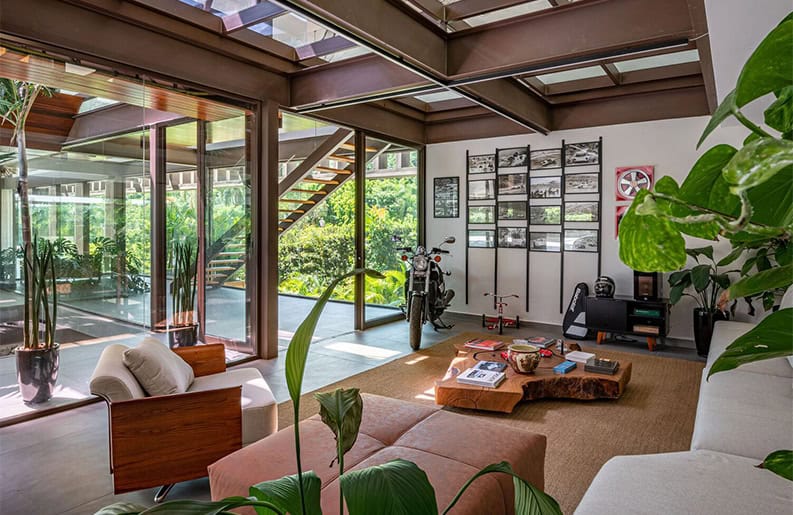 Casa de la Represa. Una propiedad que convive con un clima tropical
