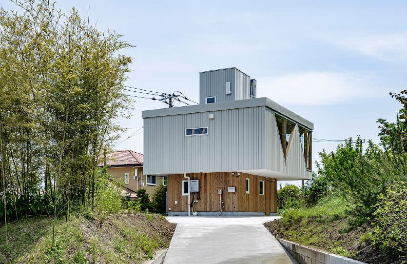 Casa para G, kurosawa kawara-ten, Chiba Masato, Kisarazu, Japón