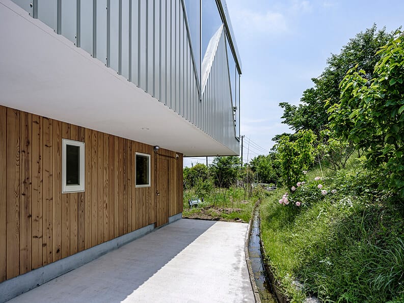 Casa para G, kurosawa kawara-ten, Chiba Masato, Kisarazu, Japón