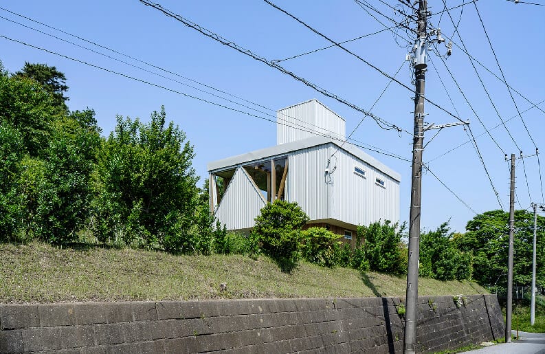 Casa para G, kurosawa kawara-ten, Chiba Masato, Kisarazu, Japón