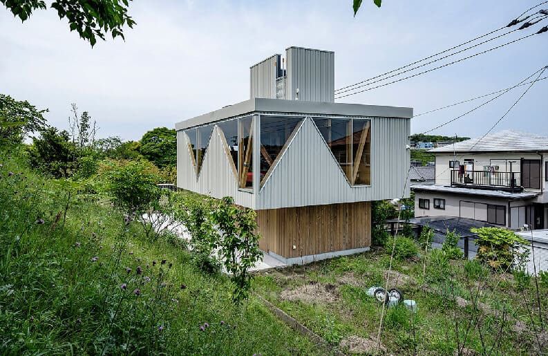 Casa para G, kurosawa kawara-ten, Chiba Masato, Kisarazu, Japón