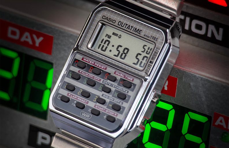 Casio x Volver al futuro
